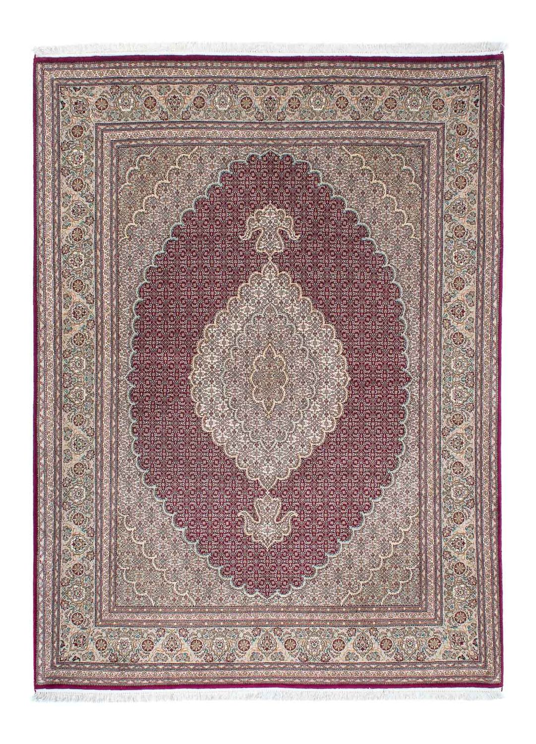 Perser Rug - Tabriz - 209 x 153 cm - dark red
