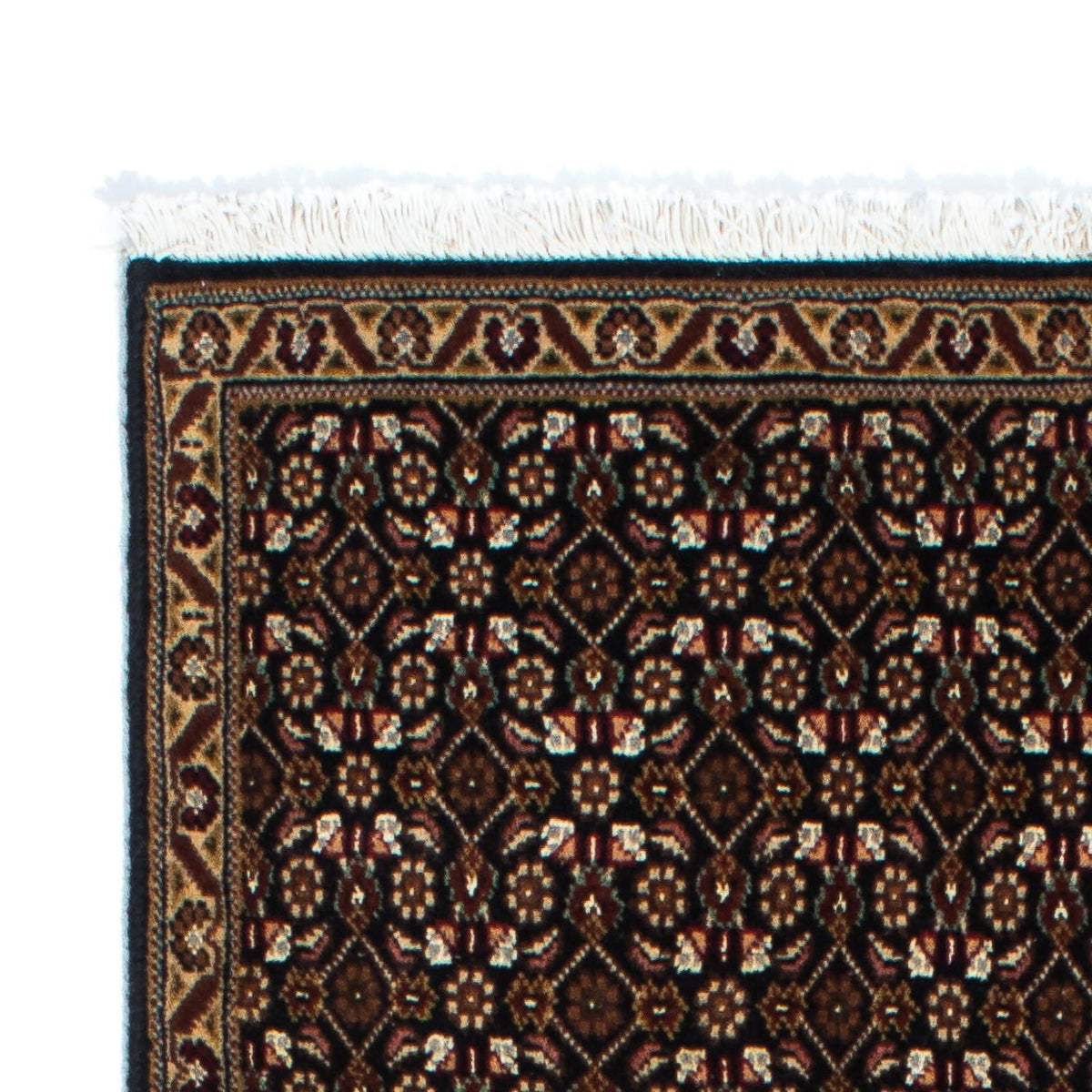 Runner Perser Rug - Tabriz - 204 x 74 cm - dark blue