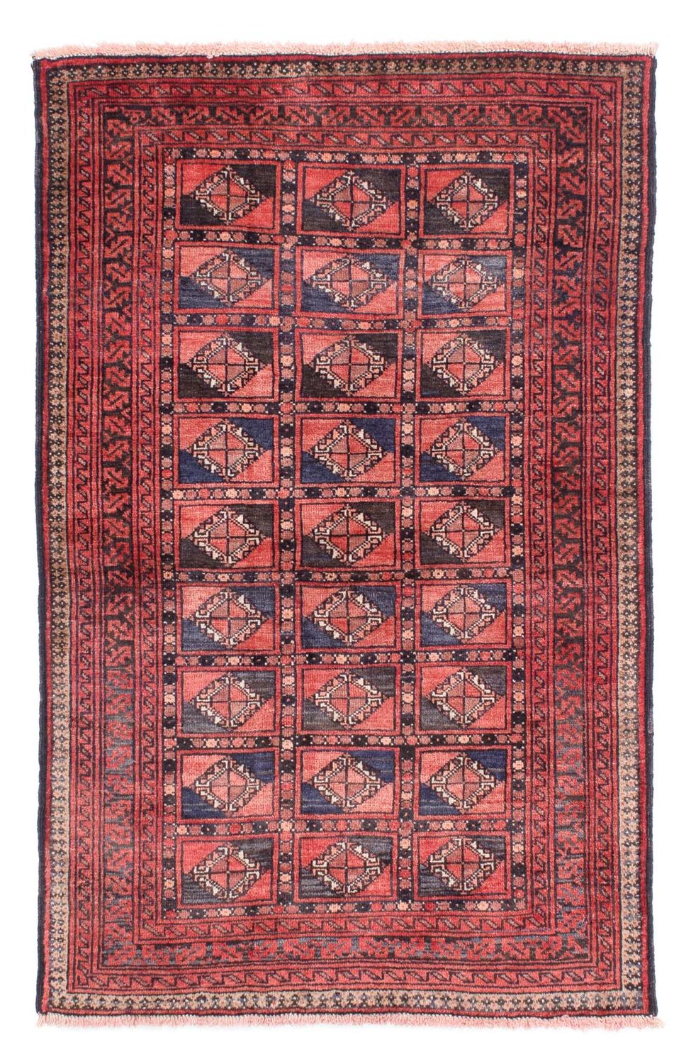 Belutsch Rug - 151 x 91 cm - light red