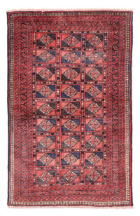 Belutsch Rug - 151 x 91 cm - light red