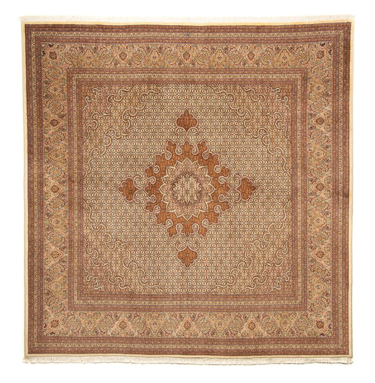 Perser Rug - Tabriz square  - 251 x 251 cm - light brown