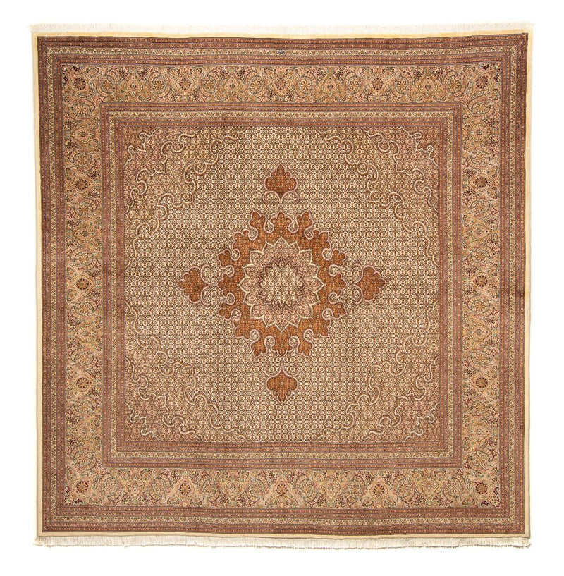 Perser Rug - Tabriz square  - 251 x 251 cm - light brown