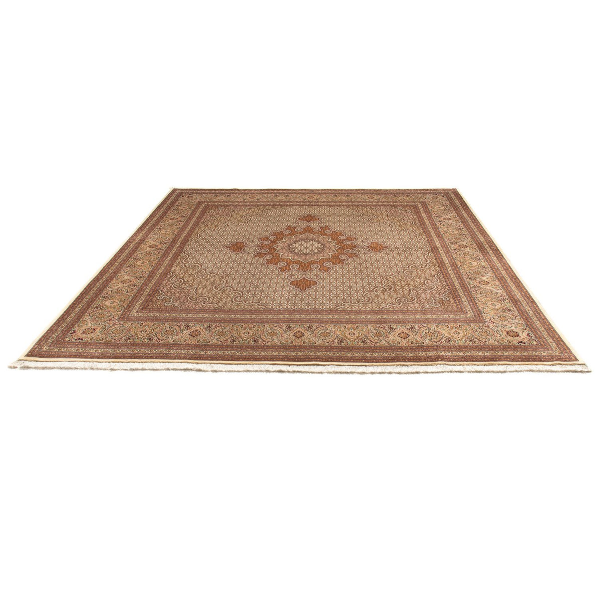Perser Rug - Tabriz square  - 251 x 251 cm - light brown