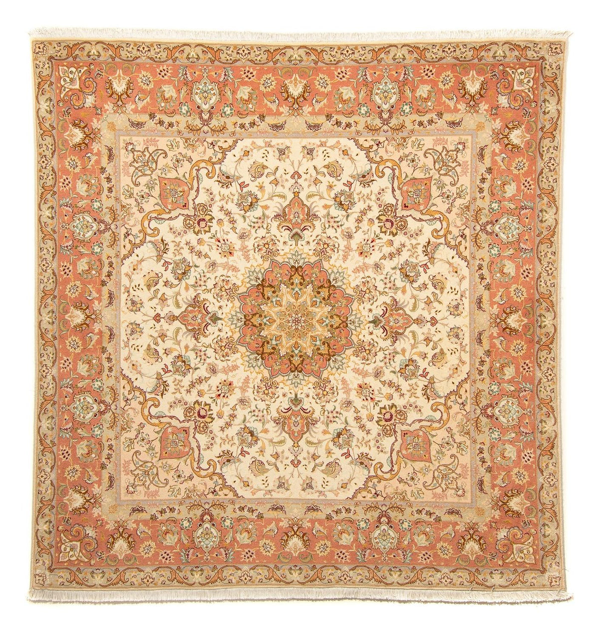 Perser Rug - Tabriz - Royal square  - 212 x 205 cm - beige