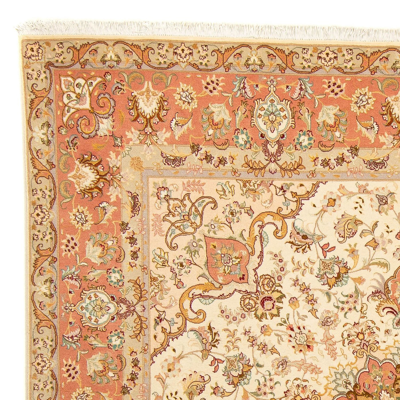 Tabriz - 50 Raj Rug 212x205cm - Persian Rugs