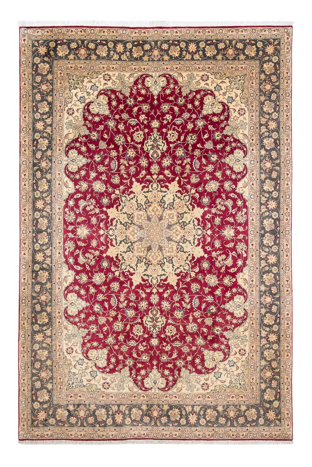 Perser Rug - Tabriz - Royal - 300 x 202 cm - dark red