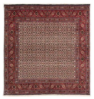Perser Rug - Bidjar square  - 204 x 201 cm - dark red