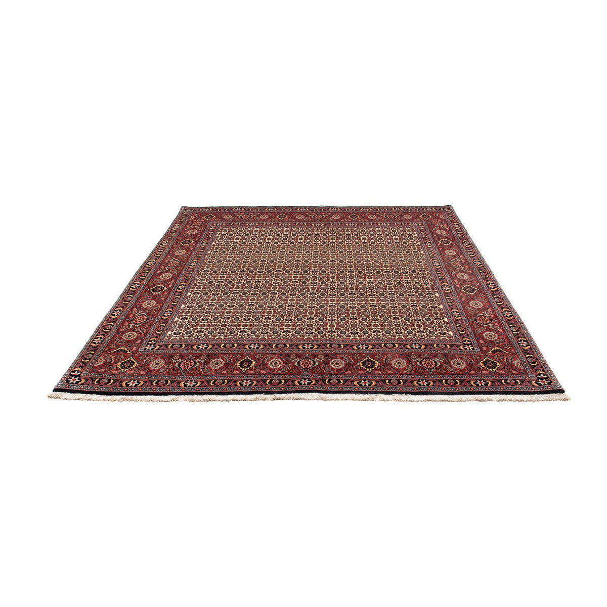 Perser Rug - Bidjar square  - 204 x 201 cm - dark red