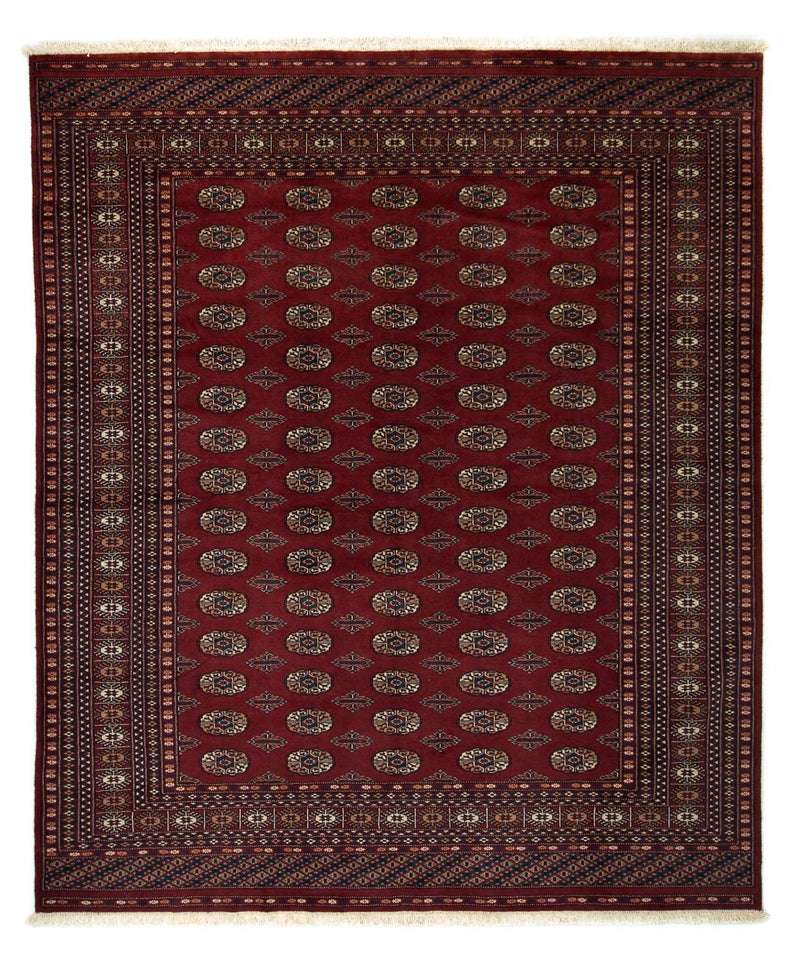 Afghan Rug - Bukhara - 244 x 205 cm - red