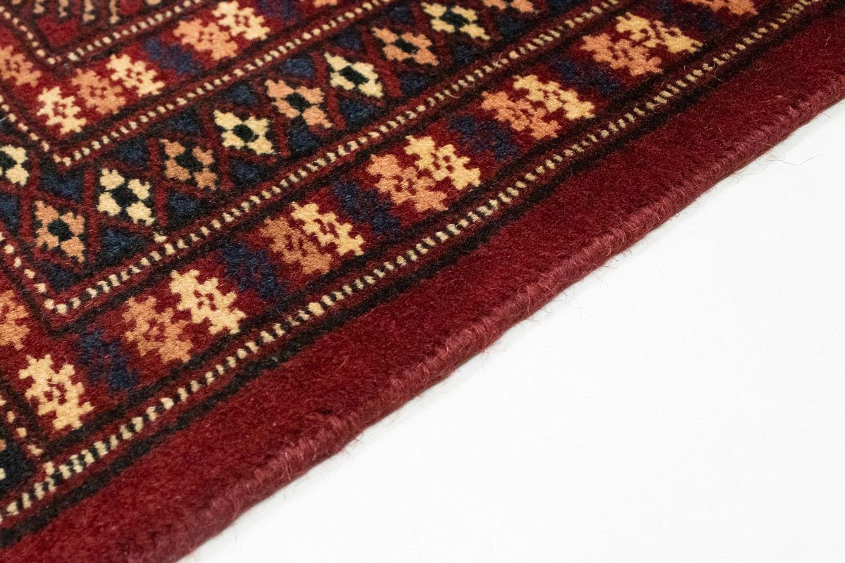 Afghan Rug - Bukhara square  - 205 x 205 cm - red