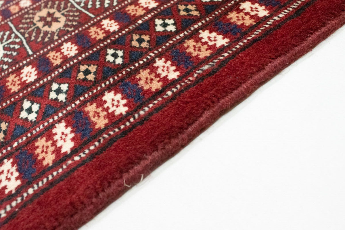 Afghan Rug - Bukhara square  - 203 x 199 cm - red