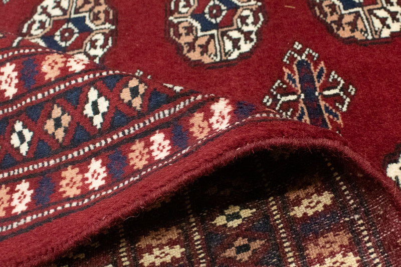 Afghan Rug - Bukhara square  - 203 x 199 cm - red