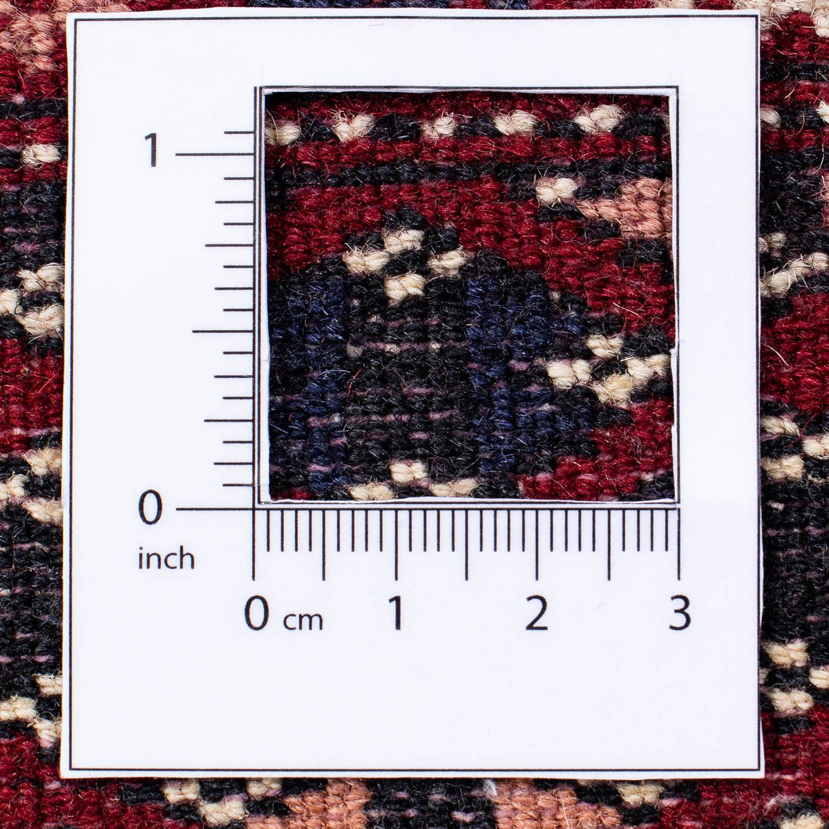 Afghan Rug - Bukhara - 240 x 170 cm - dark red