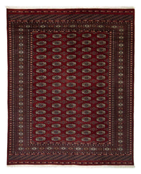 Afghan Rug - Bukhara - 244 x 198 cm - red