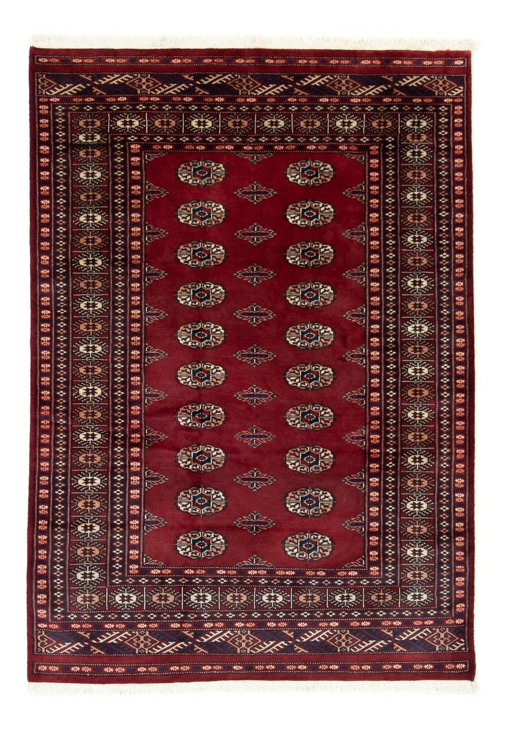 Afghan Rug - Bukhara - 182 x 123 cm - red