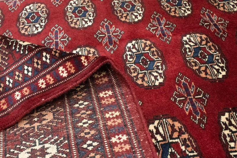 Afghan Rug - Bukhara - 178 x 122 cm - red