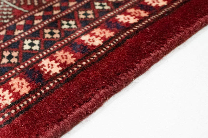 Afghan Rug - Bukhara - 247 x 201 cm - red