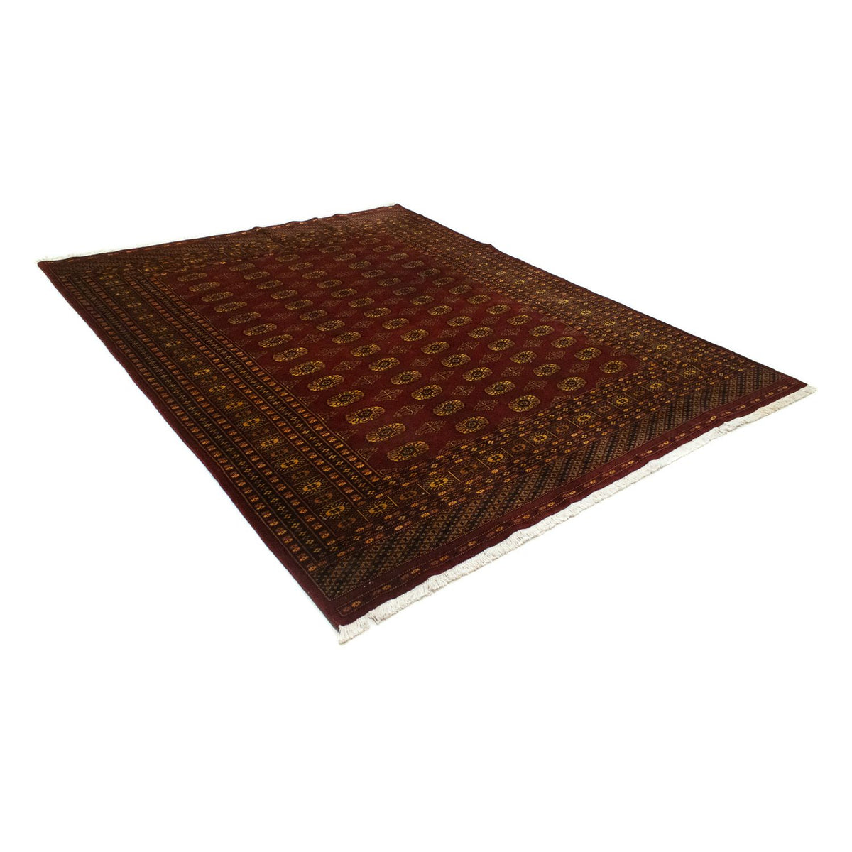 Afghan Rug - Bukhara - 248 x 197 cm - red