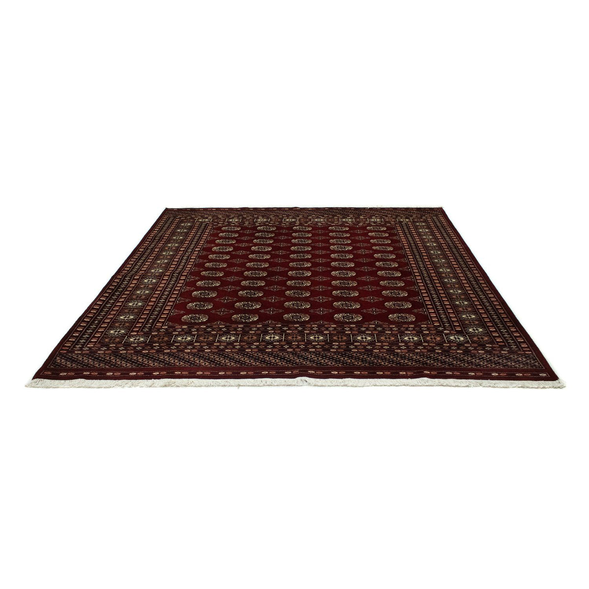 Afghan Rug - Bukhara square  - 207 x 204 cm - red