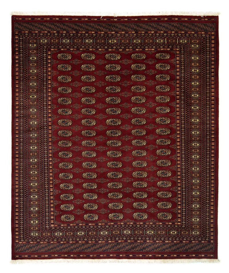 Afghan Rug - Bukhara - 240 x 203 cm - red