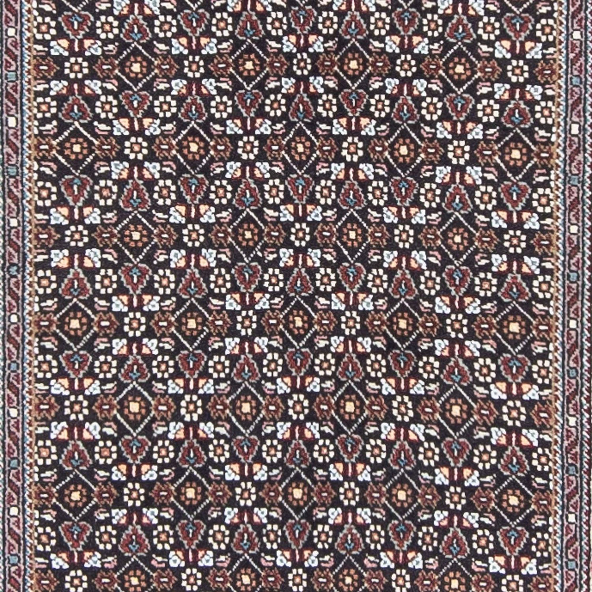 Runner Perser Rug - Tabriz - 391 x 70 cm - grey