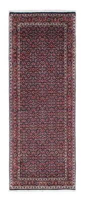 Runner Perser Rug - Bidjar - 196 x 74 cm - dark blue