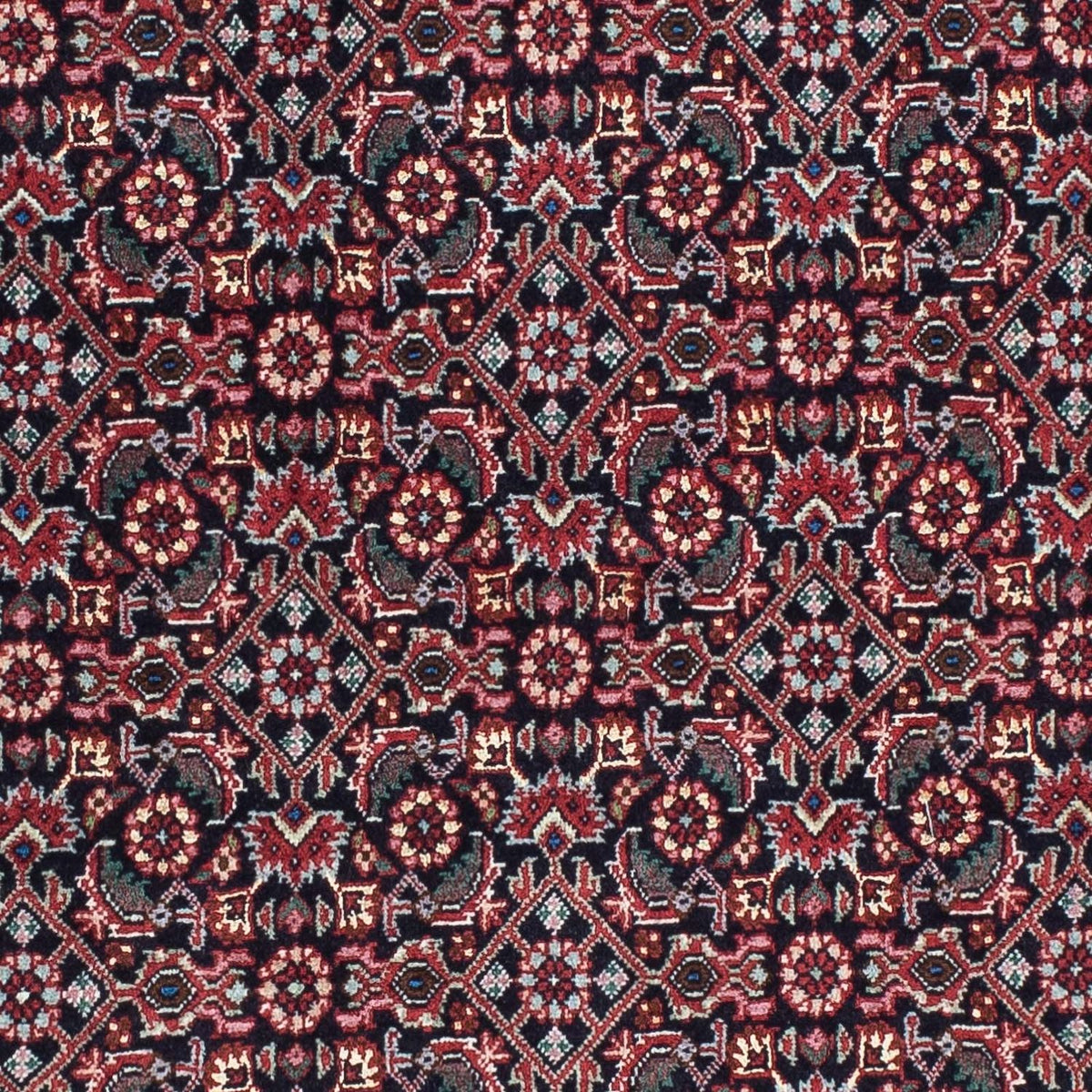 Runner Perser Rug - Bidjar - 196 x 74 cm - dark blue