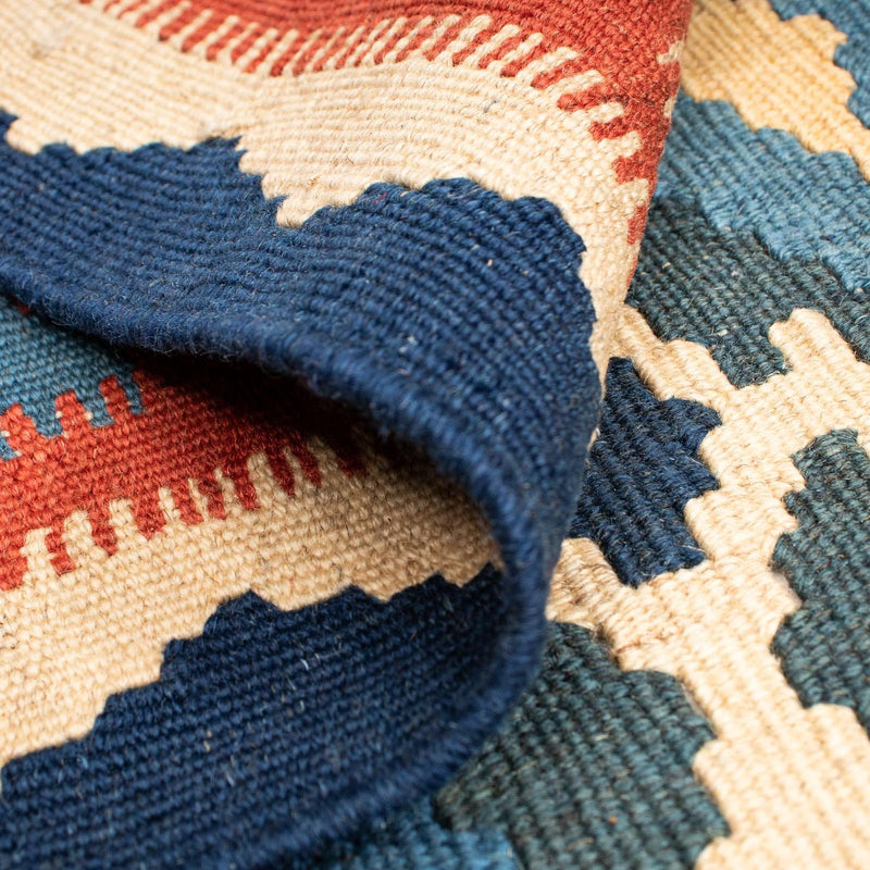 Kelim Rug - Oriental - 174 x 148 cm - blue