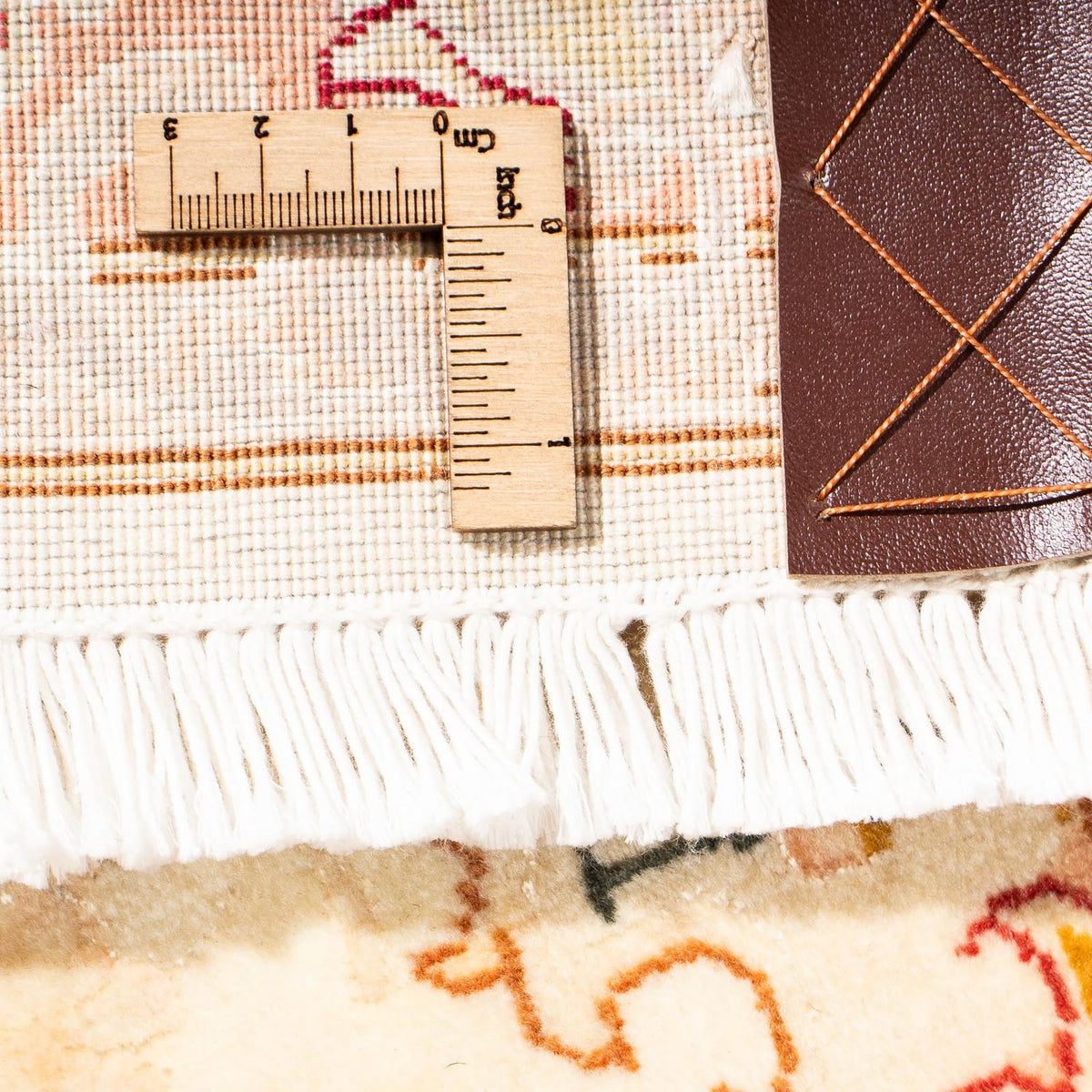 Runner Perser Rug - Tabriz - Royal - 306 x 74 cm - beige