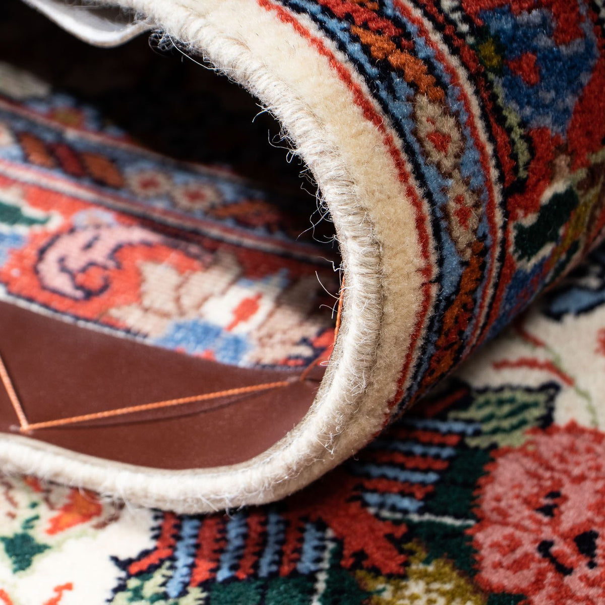 Runner Perser Rug - Ghom - 160 x 49 cm - beige