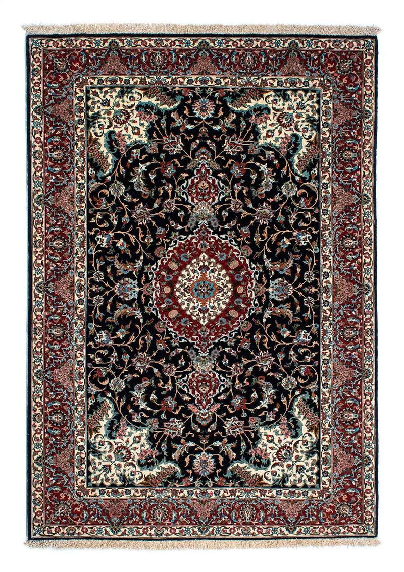 Perser Rug - Ghom - 213 x 141 cm - dark blue