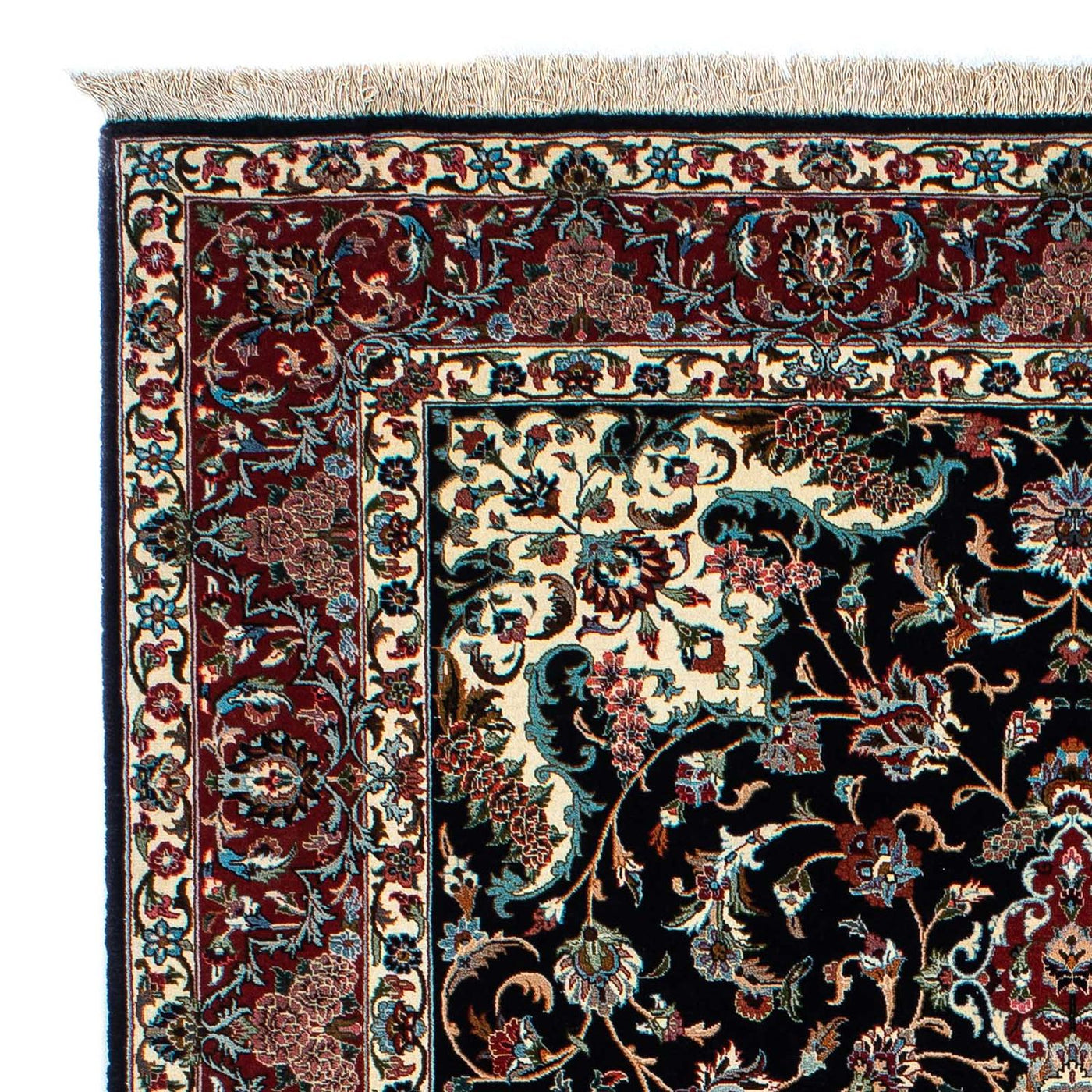 Qom Rug 213x141cm - Persian Rugs