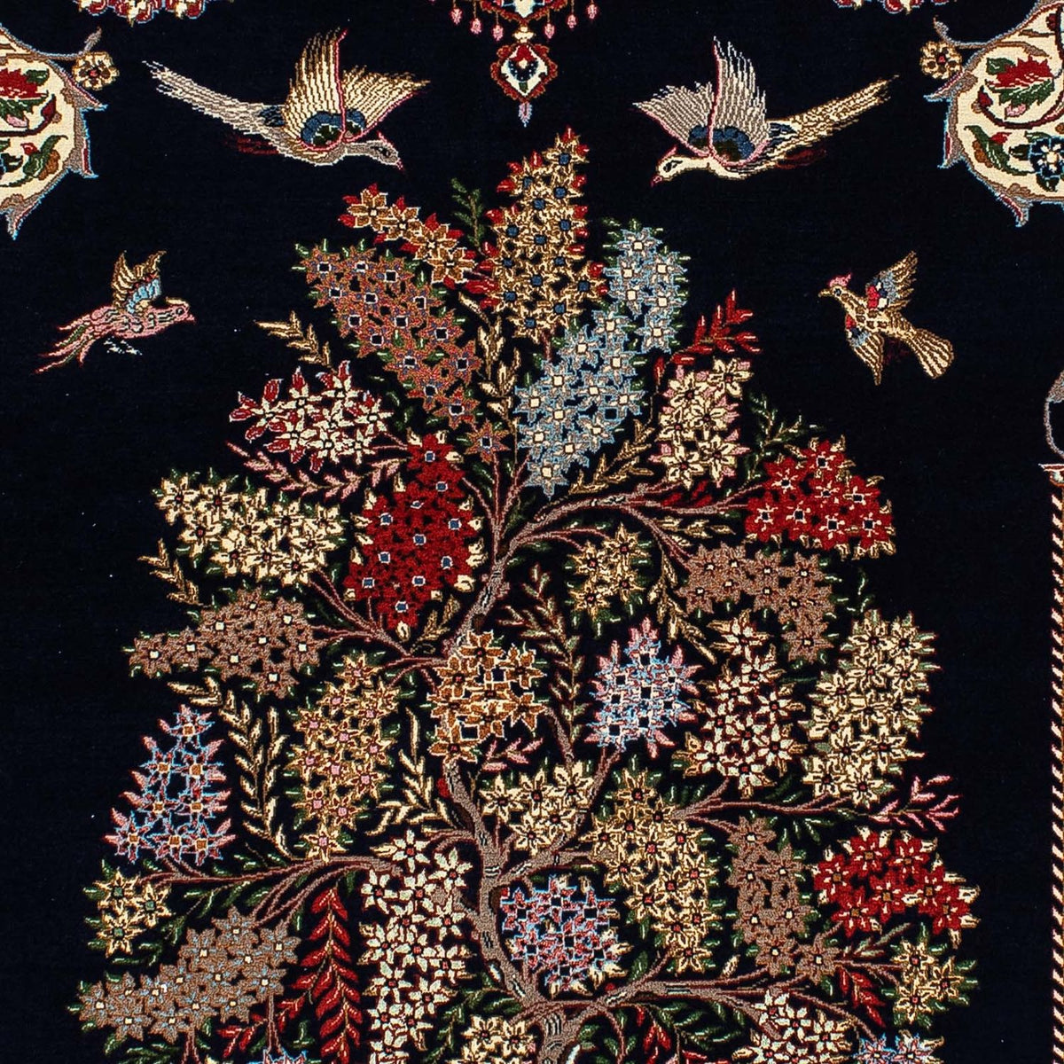 Perser Rug - Ghom - 210 x 139 cm - dark blue