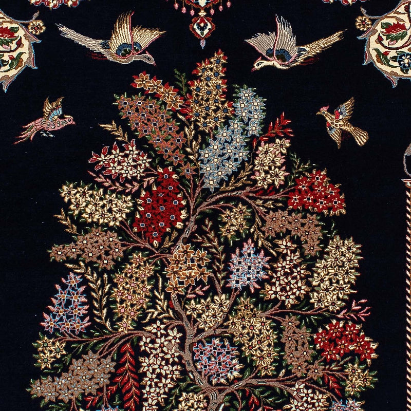 Perser Rug - Ghom - 210 x 139 cm - dark blue