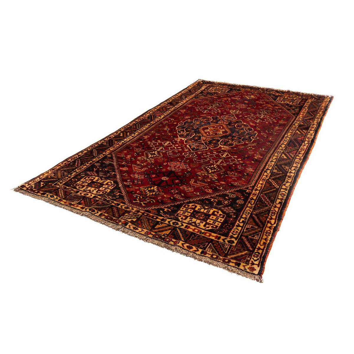 Perser Rug - Nomadic - 270 x 163 cm - dark red