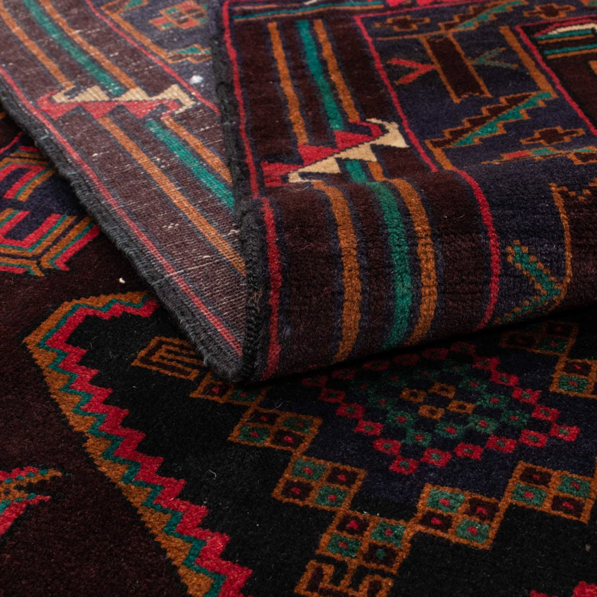 Runner Belutsch Rug - 206 x 108 cm - brown