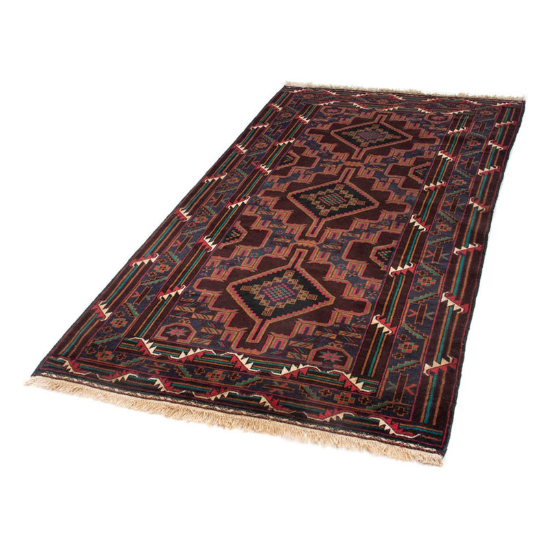 Runner Belutsch Rug - 206 x 108 cm - brown