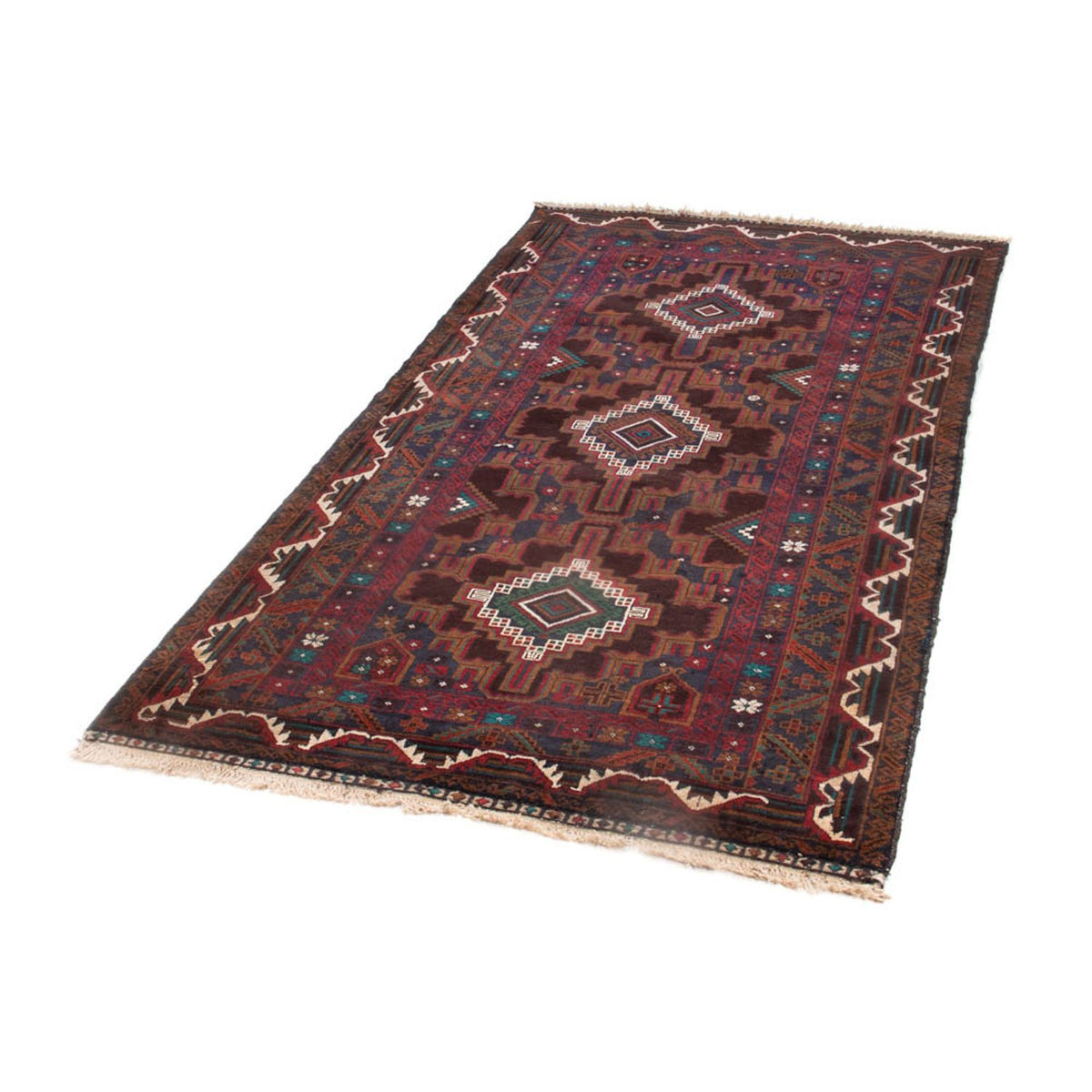 Runner Belutsch Rug - 194 x 105 cm - rust