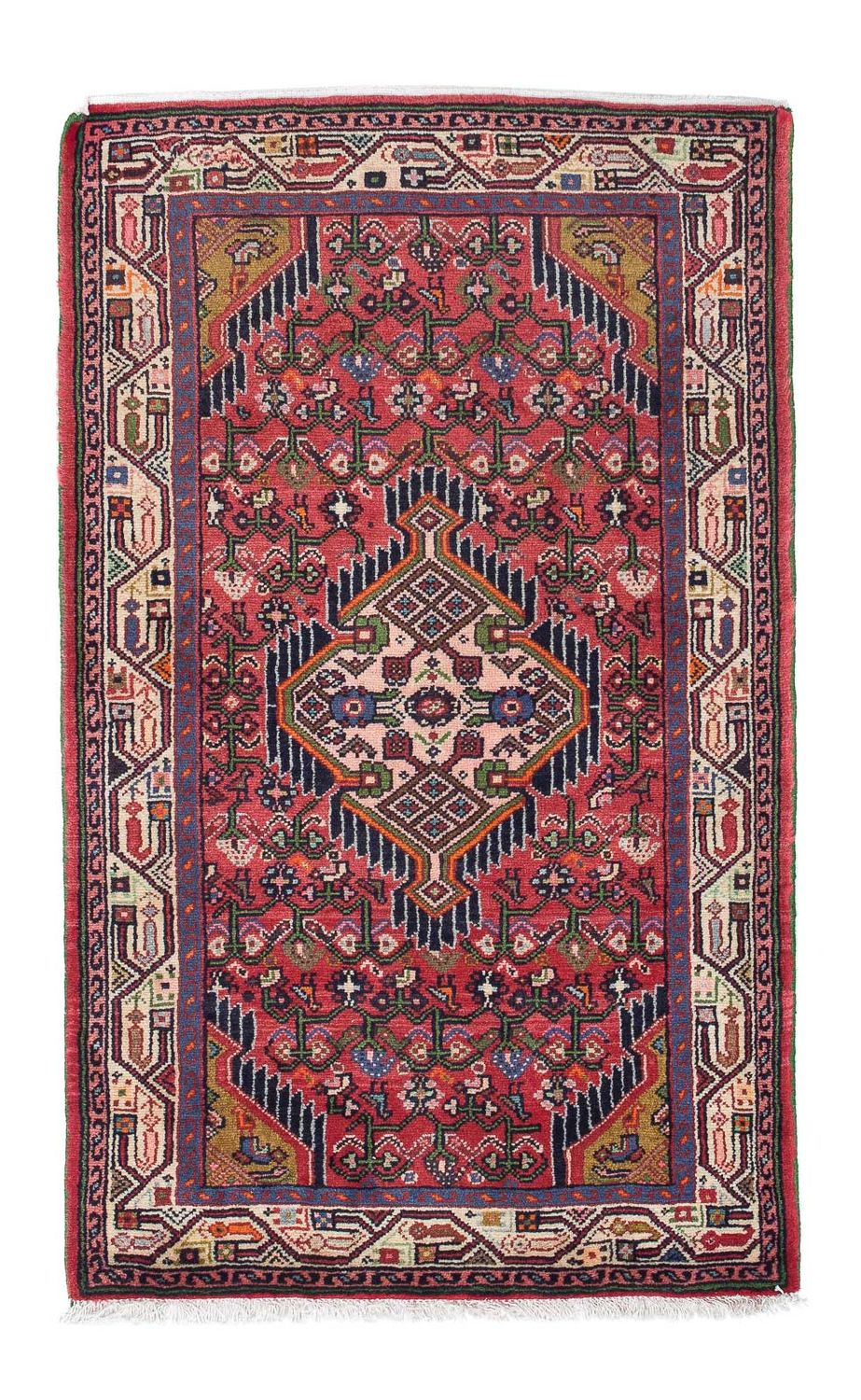 Perser Rug - Nomadic - 129 x 76 cm - red