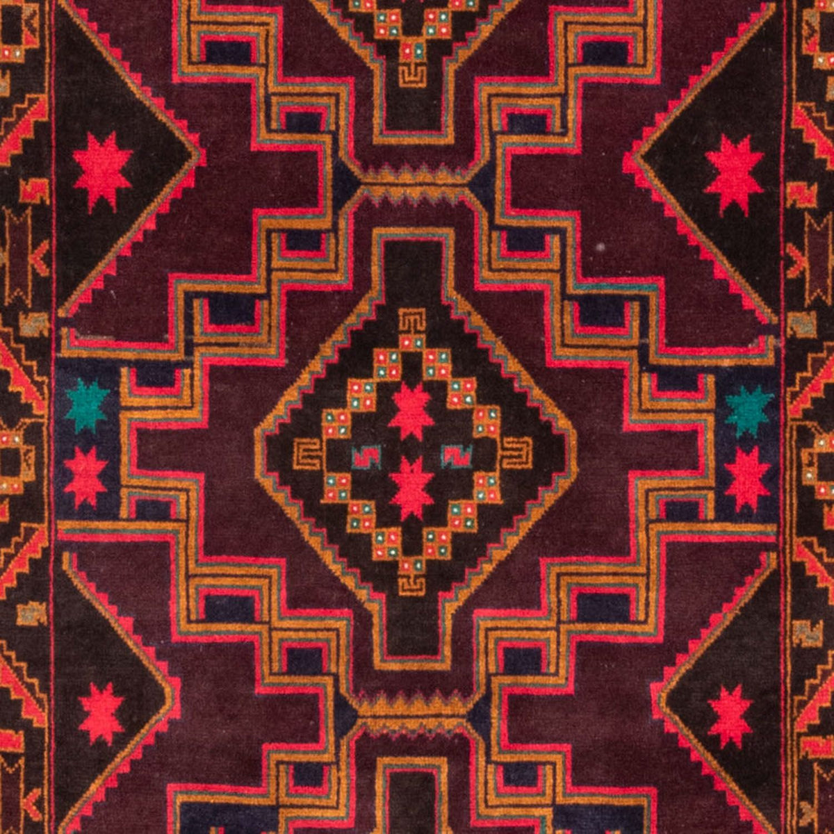 Runner Belutsch Rug - 193 x 106 cm - dark blue