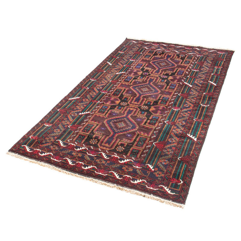 Runner Belutsch Rug - 190 x 106 cm - dark red