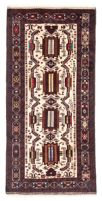 Runner Belutsch Rug - 207 x 100 cm - beige