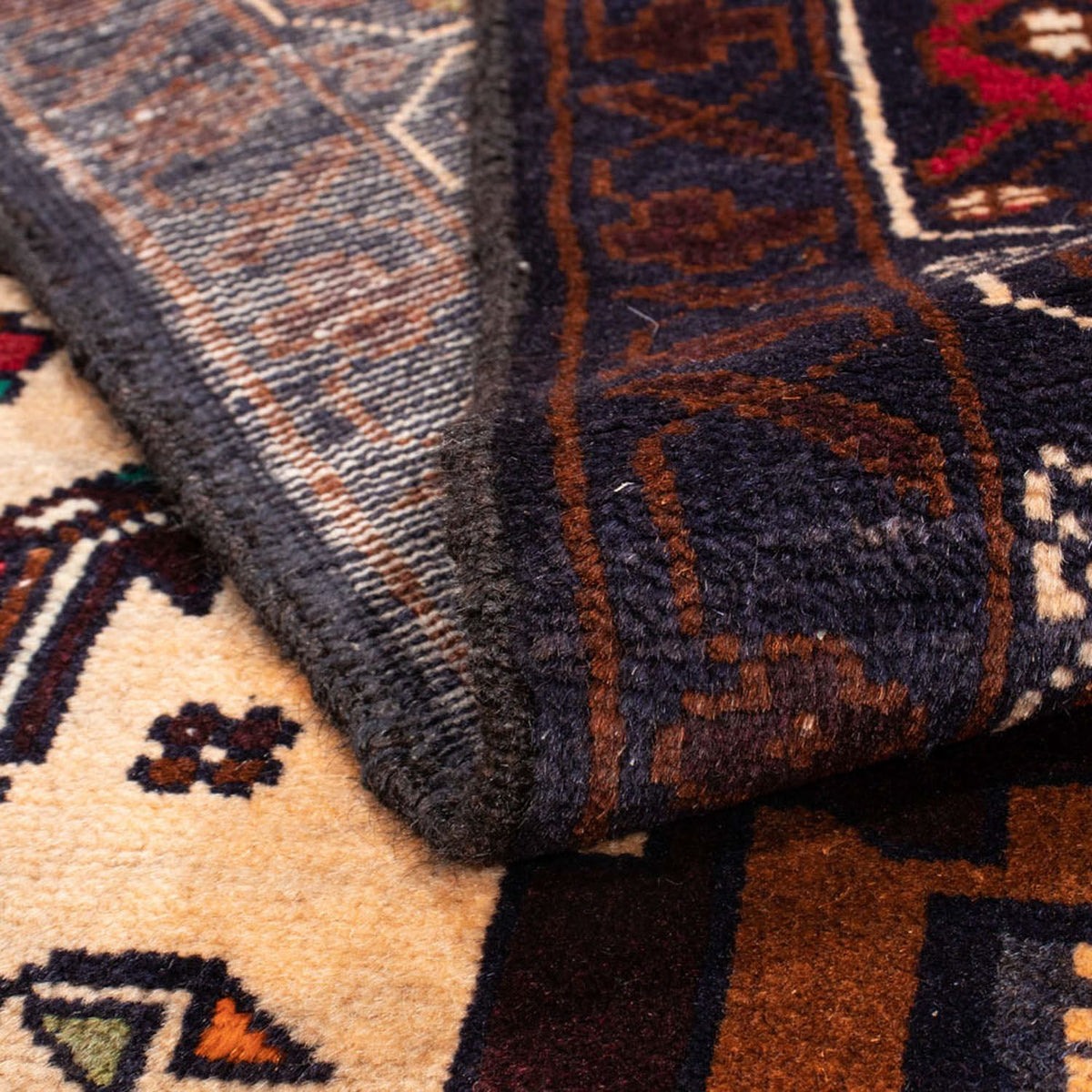 Runner Belutsch Rug - 207 x 100 cm - beige