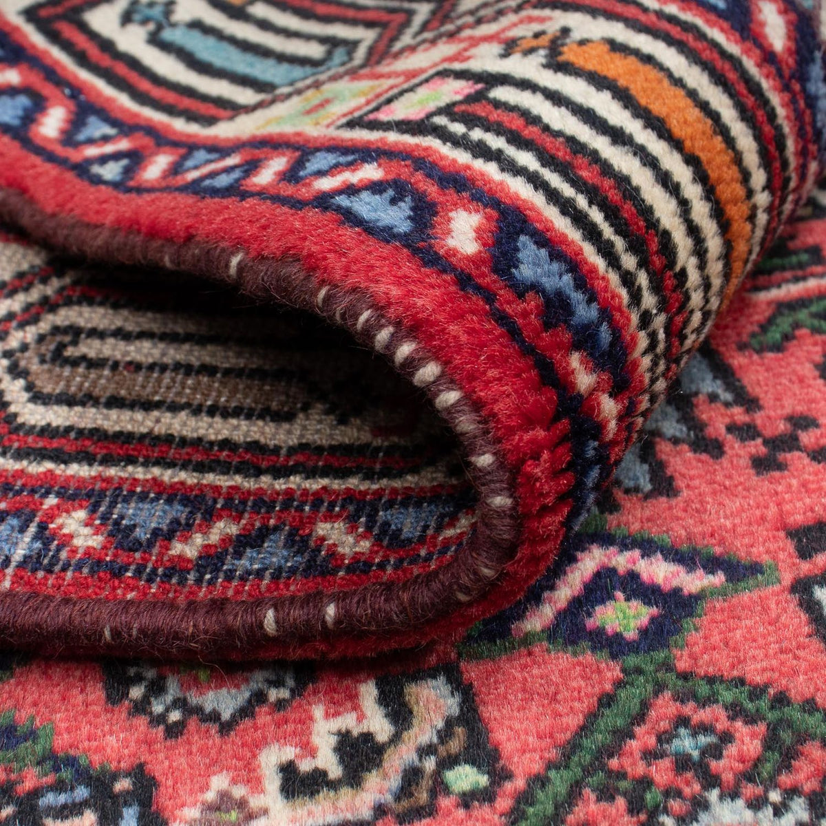 Perser Rug - Nomadic - 125 x 81 cm - red