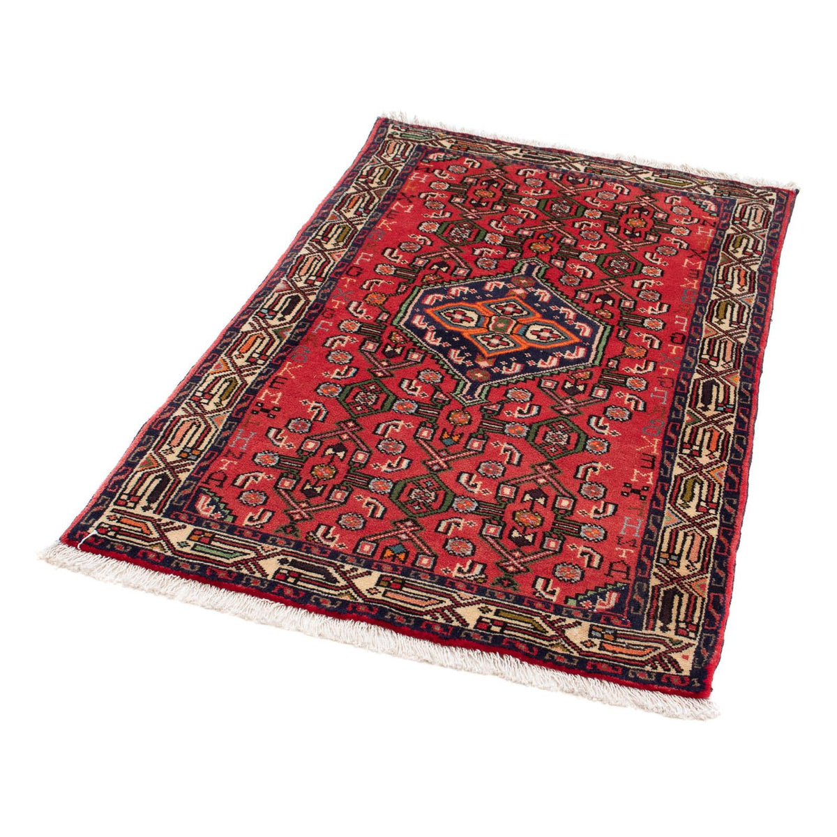 Perser Rug - Nomadic - 132 x 77 cm - red