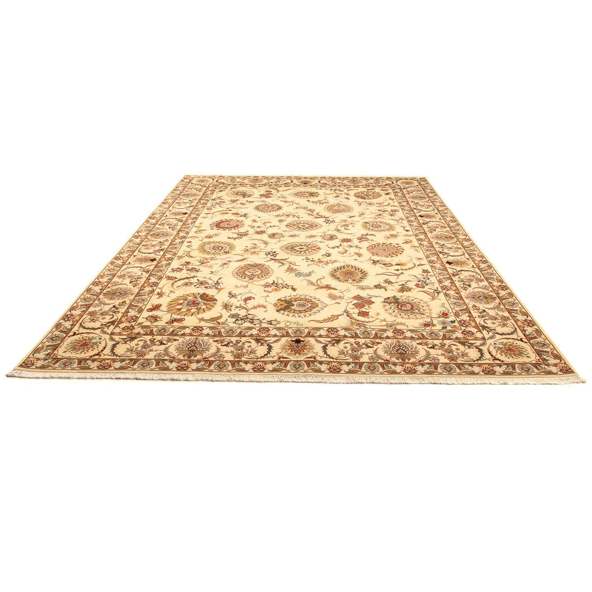 Perser Rug - Tabriz - Royal - 346 x 256 cm - light brown