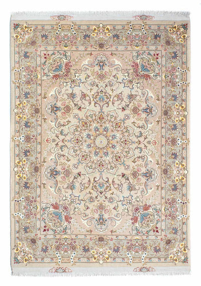 Tabriz - 50 Raj Rug 150x210cm - Persian Rugs - beige