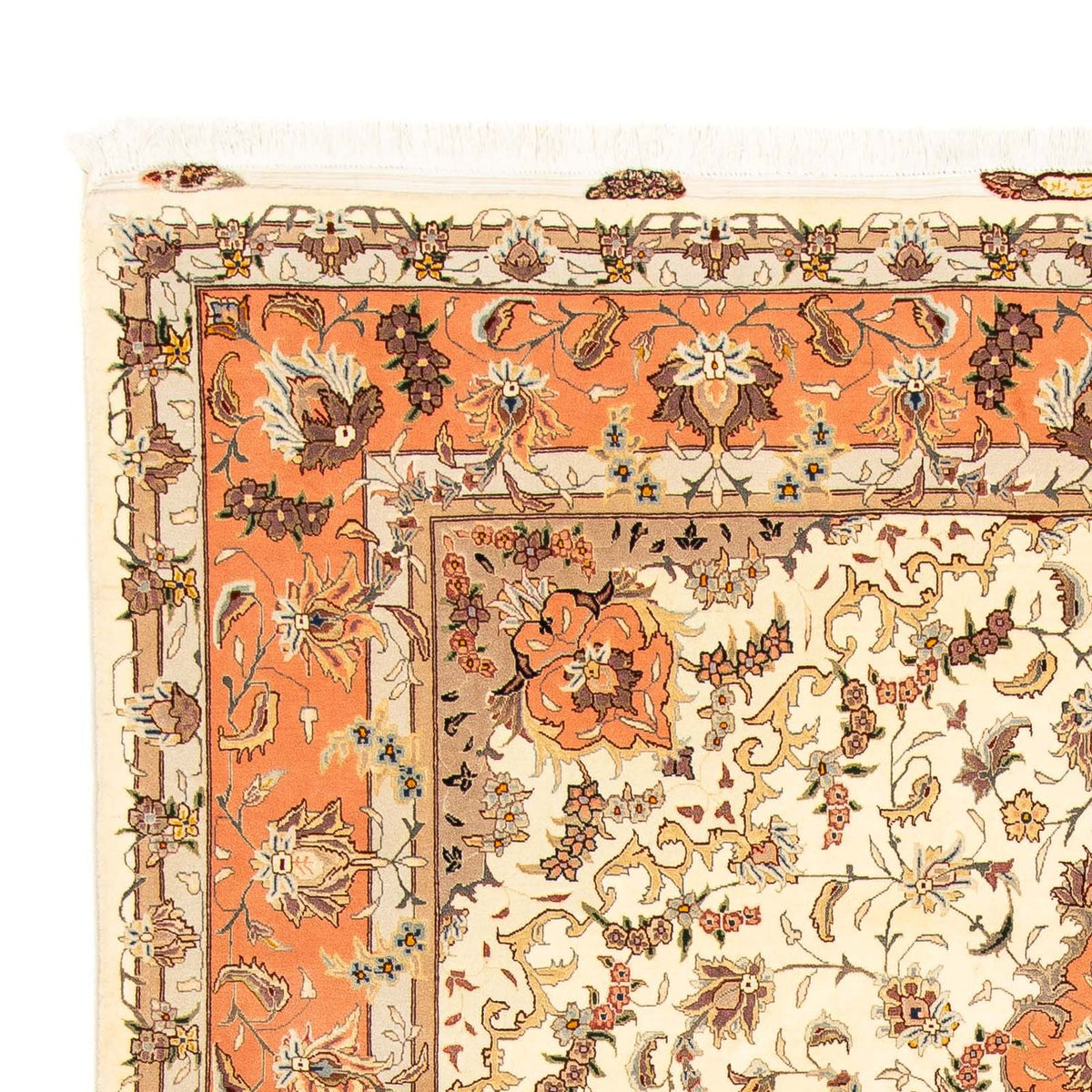 Tabriz - 50 Raj Rug 204x300cm - Persian Rugs