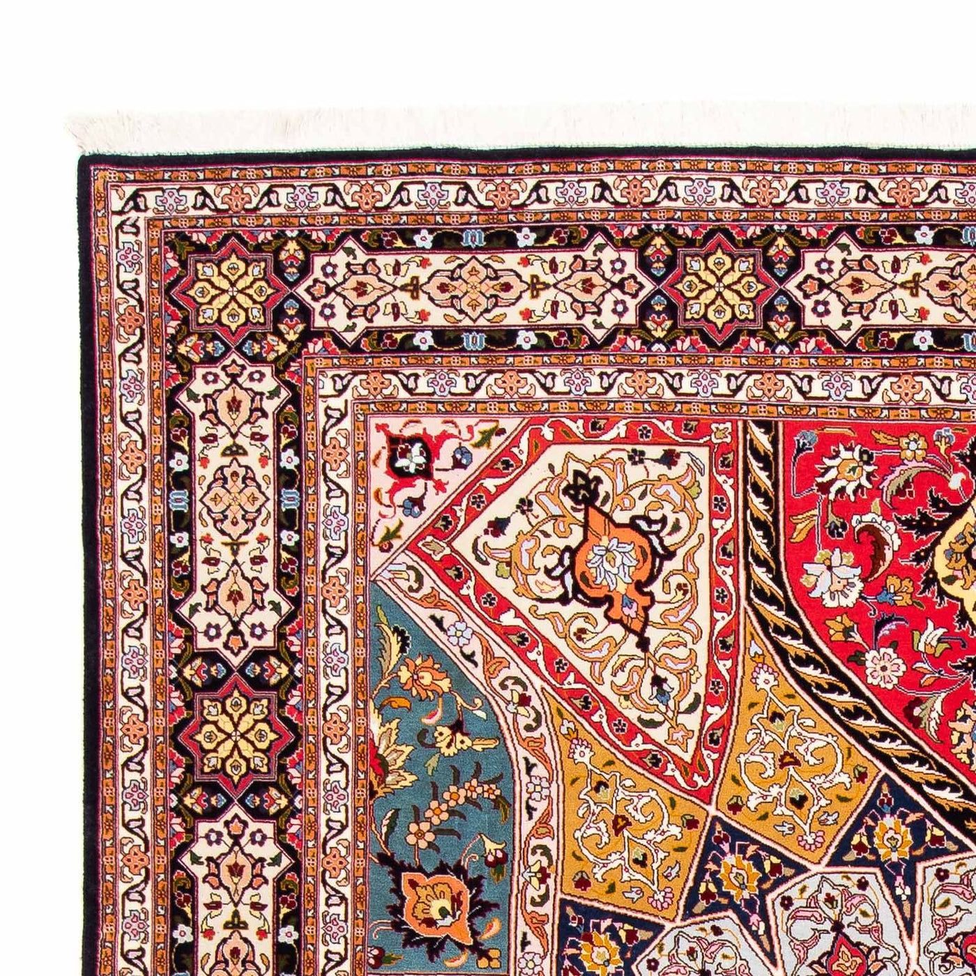 Tabriz - 50 Raj Rug 302x204cm - Persian Rugs
