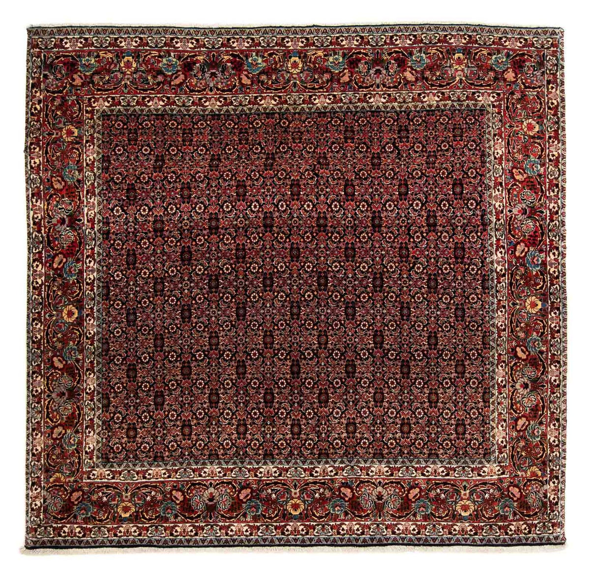 Perser Rug - Bidjar square  - 208 x 197 cm - brown